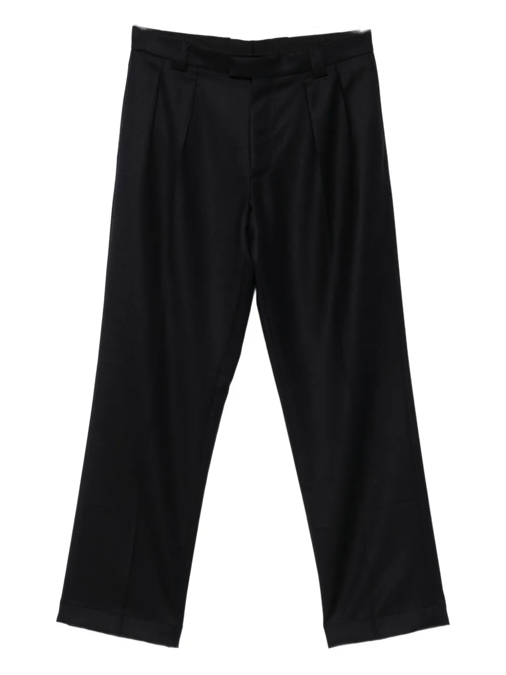 Berwich pleated wool trousers - ブルー Berwich pleated wool trousers - ブルー