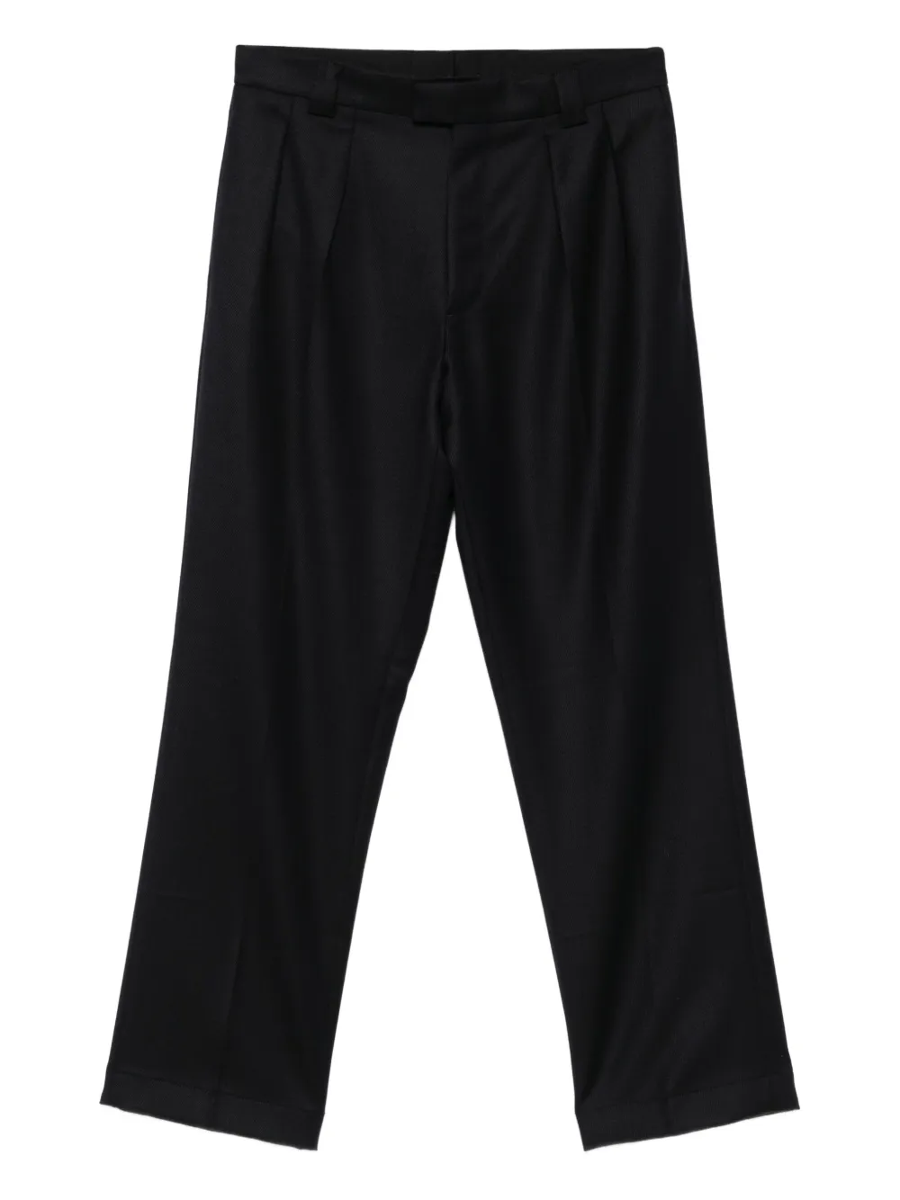 Berwich pleated wool trousers - ブルー Berwich pleated wool trousers - ブルー