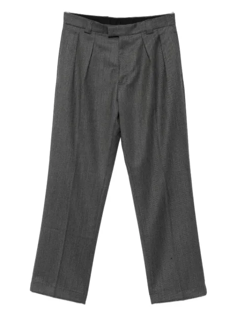 Berwich pleated wool trousers