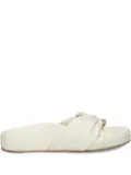 Kennel & Schmenger knotted ring sandals - White