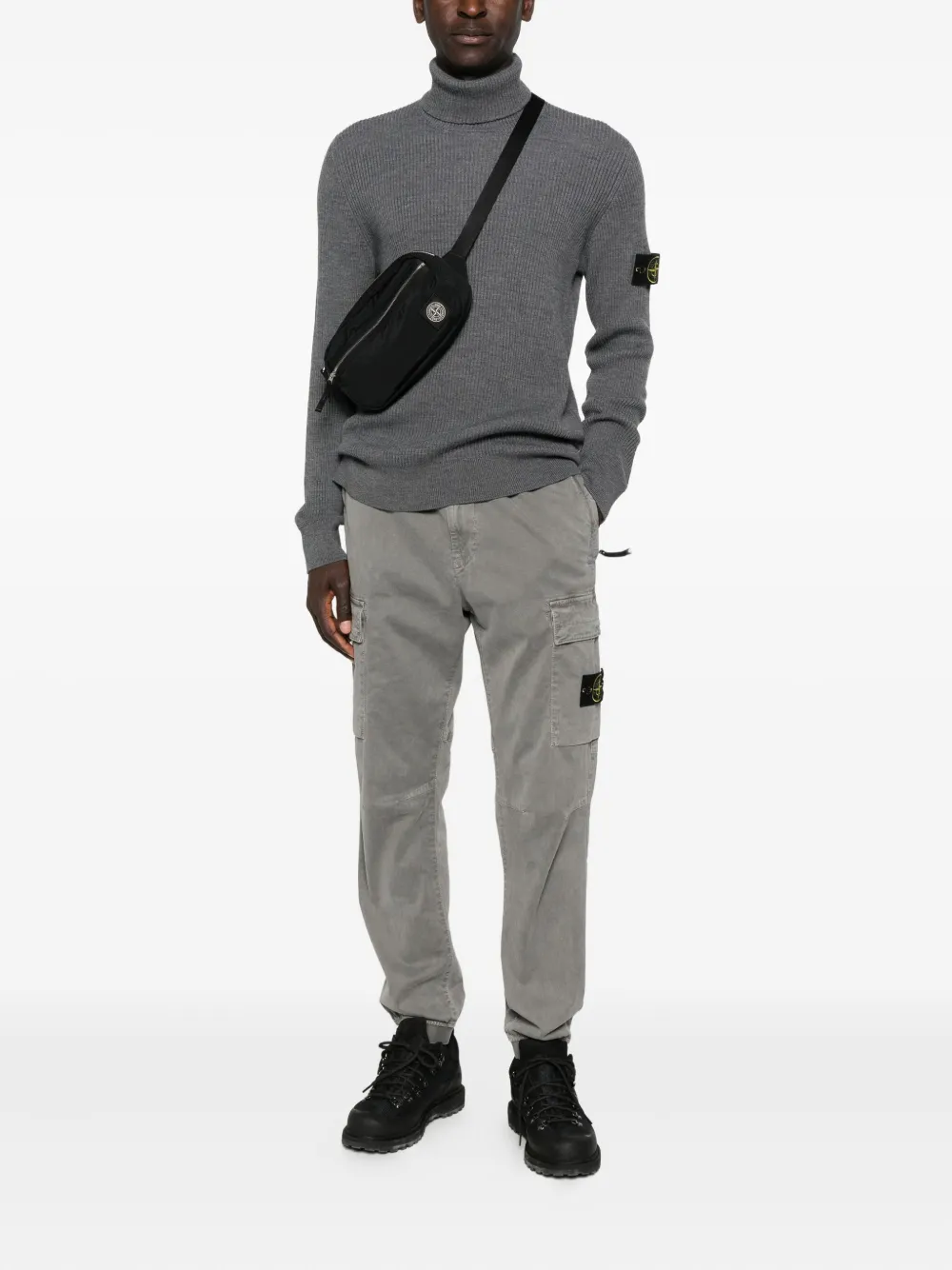 Stone Island cargo-pocket trousers - Grijs