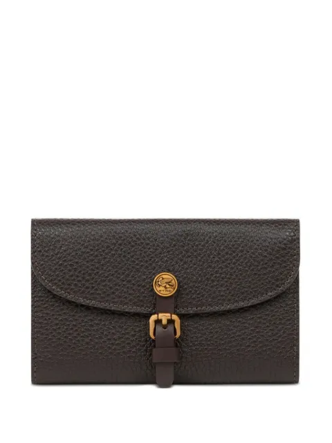 ETRO Pony hammered-leather wallet