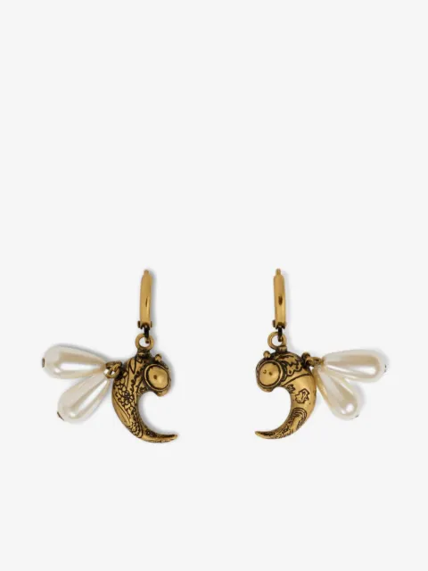 ETRO paisley bee earrings