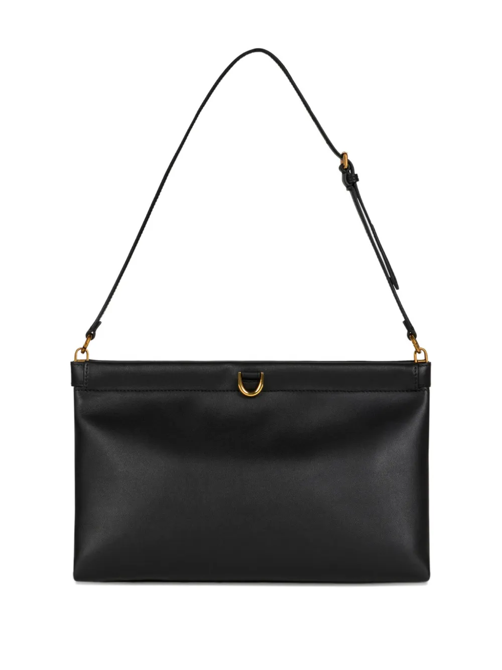 ETRO TALK medium leren clutch - Zwart