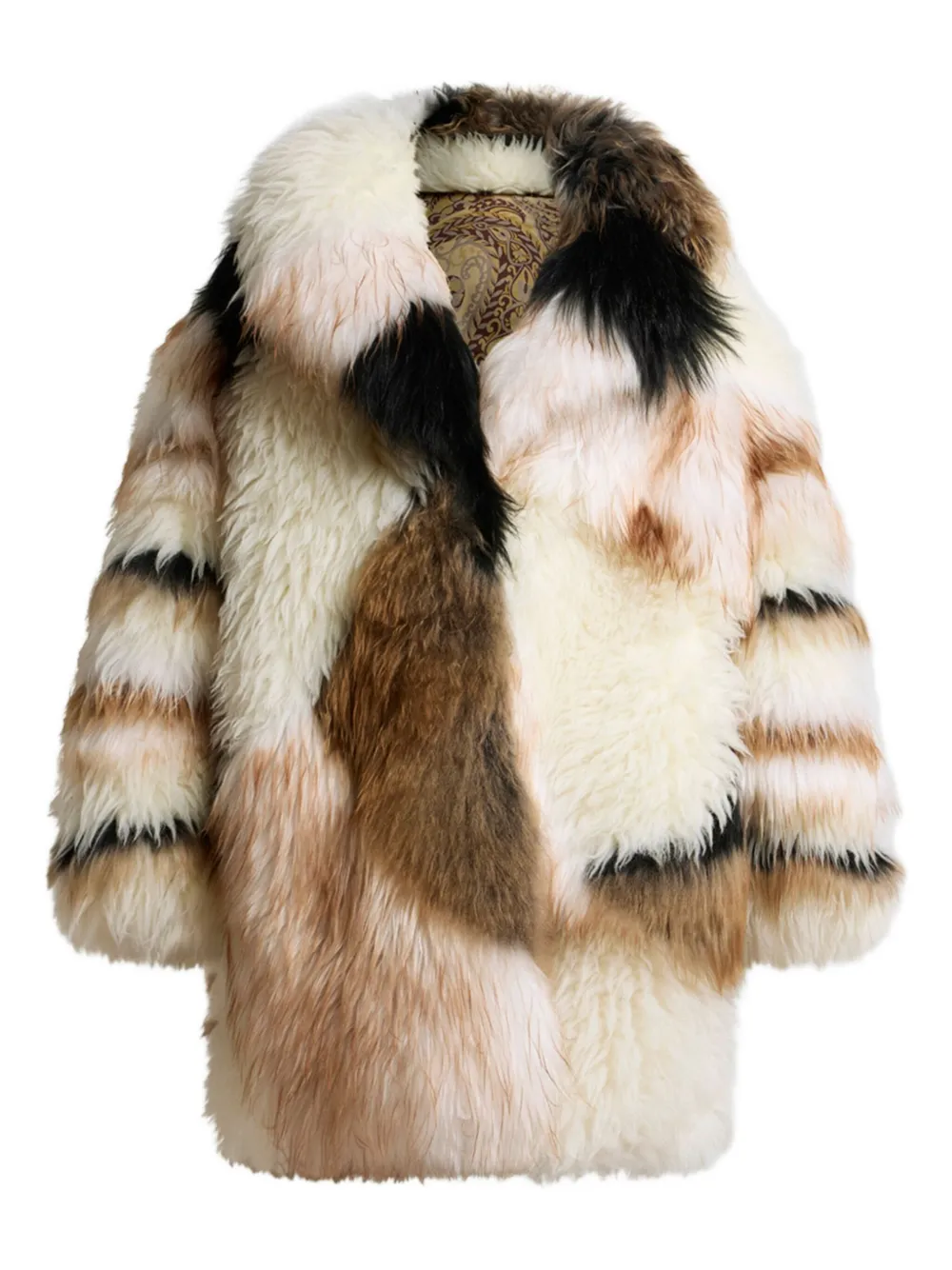 ETRO معطف مخيوط | ألوان محايدة | Image 1