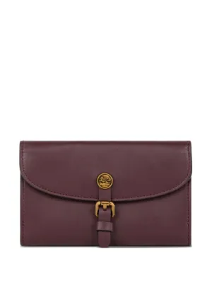 Prada サフィアーノレザー コンパクト財布 | ブラウン | FARFETCH JP