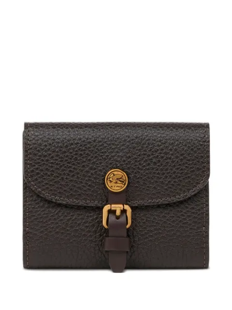 ETRO pegasus-embellished buckle wallet
