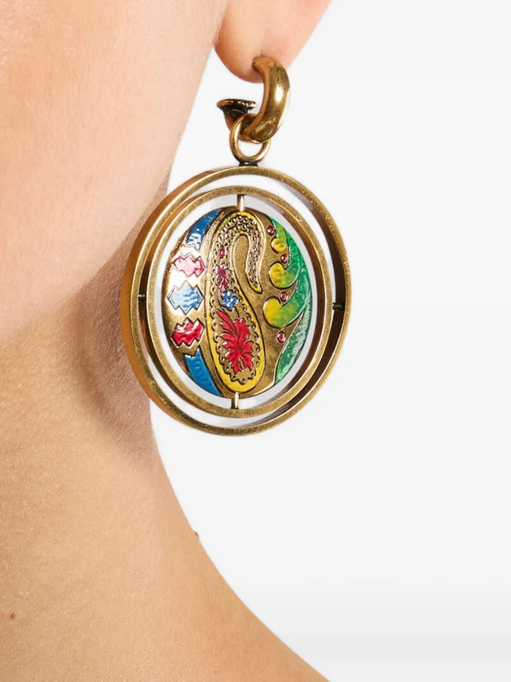 ETRO Oorbellen met paisley-knoop - Goud