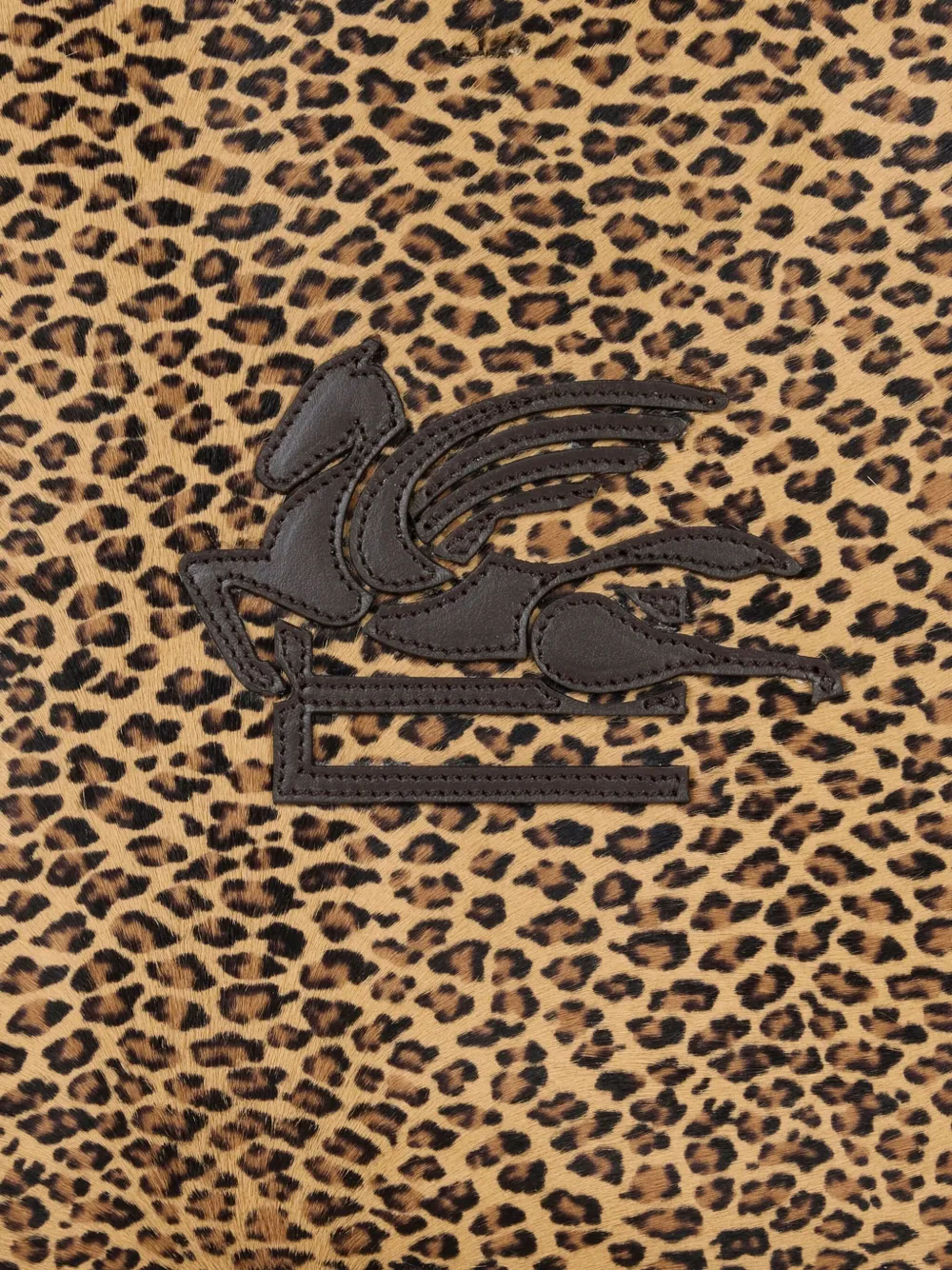 ETRO Kleine Libra shopper met luipaardprint Beige