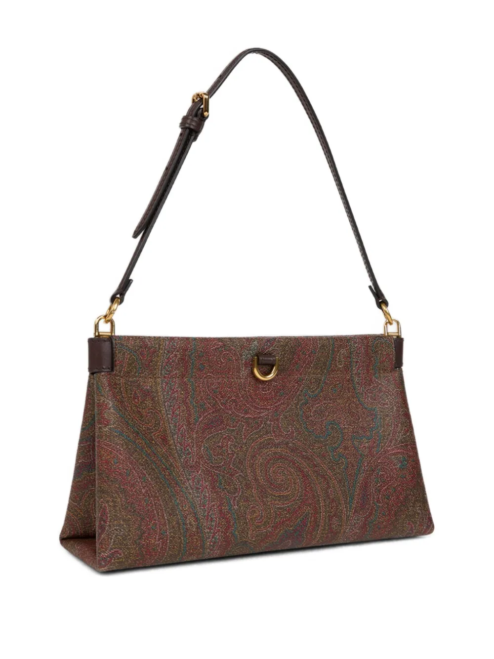 Etro Mini Arnica Paisley-patterned Shoulder Bag In Brown
