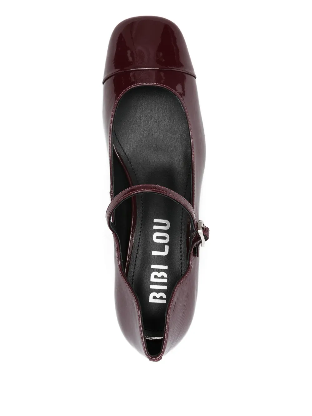 Bibi Lou 50 mm pumps met vierkante neus Rood