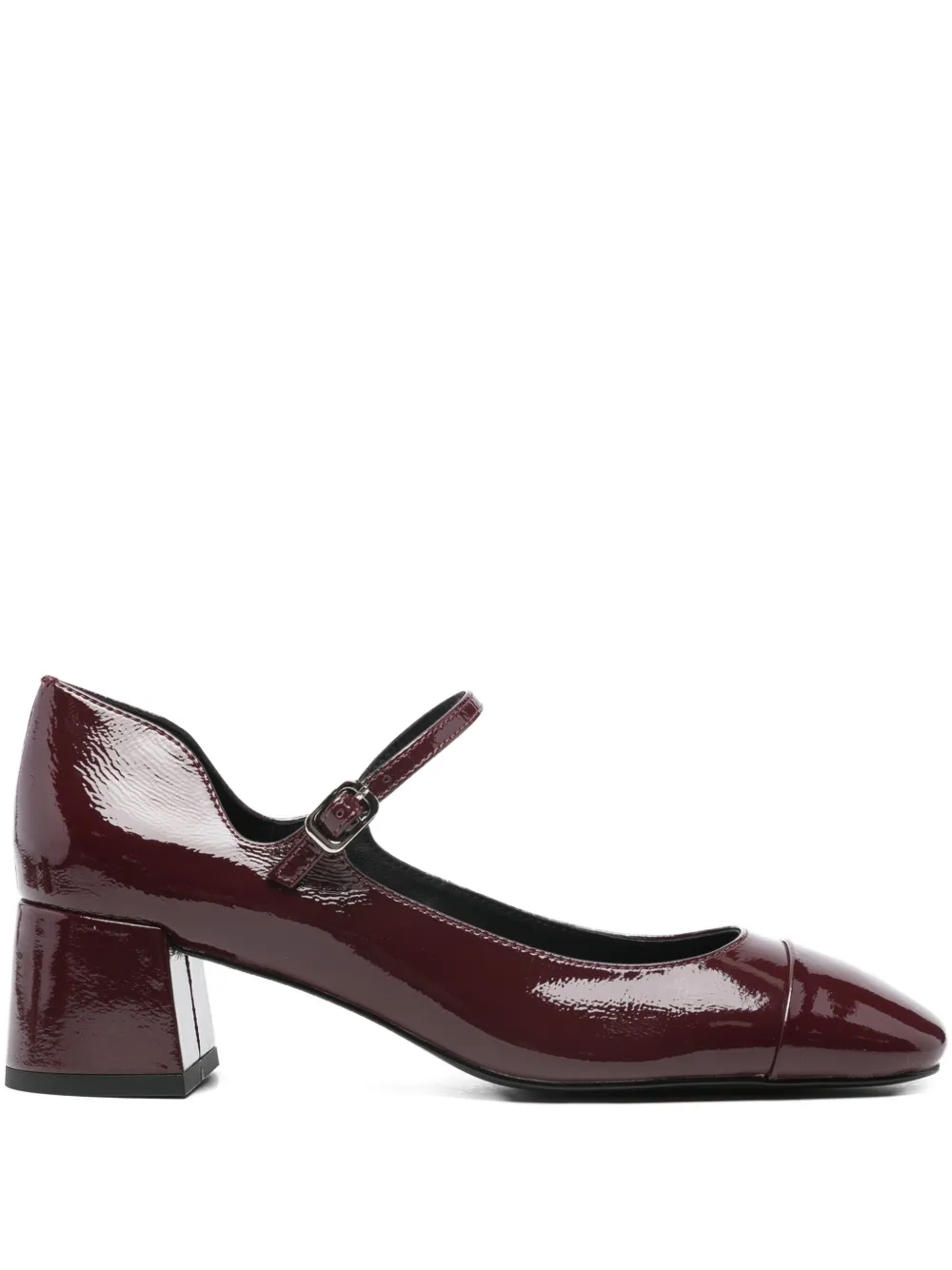 Bibi Lou 50mm square-toe pumps Red