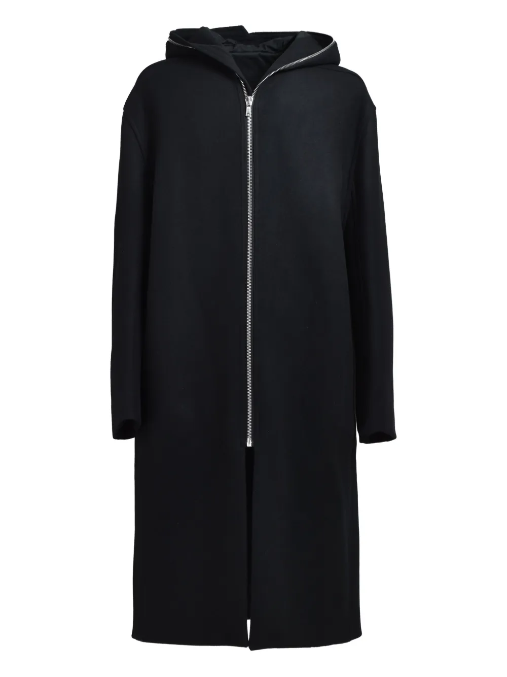 Rick Owens フーデッド コート - ブラック Rick Owens フーデッド コート - ブラック