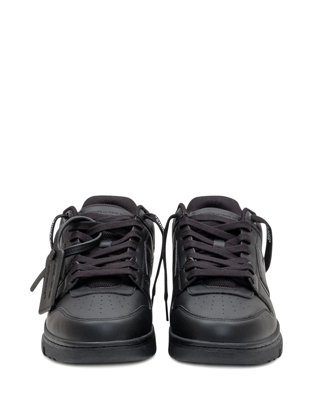 Off-White Out Of Office leren sneakers Zwart