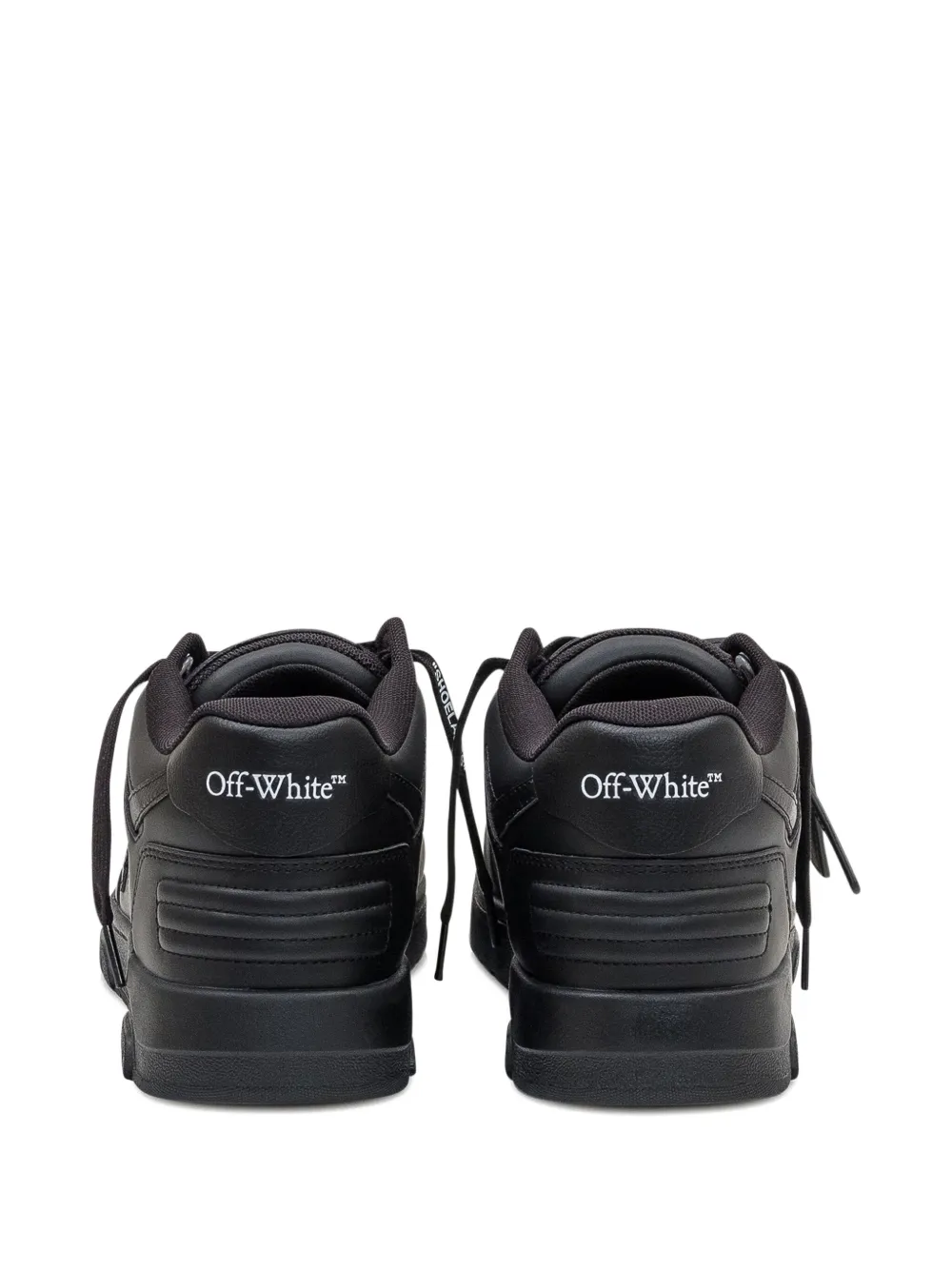 Off-White Out Of Office leren sneakers Zwart