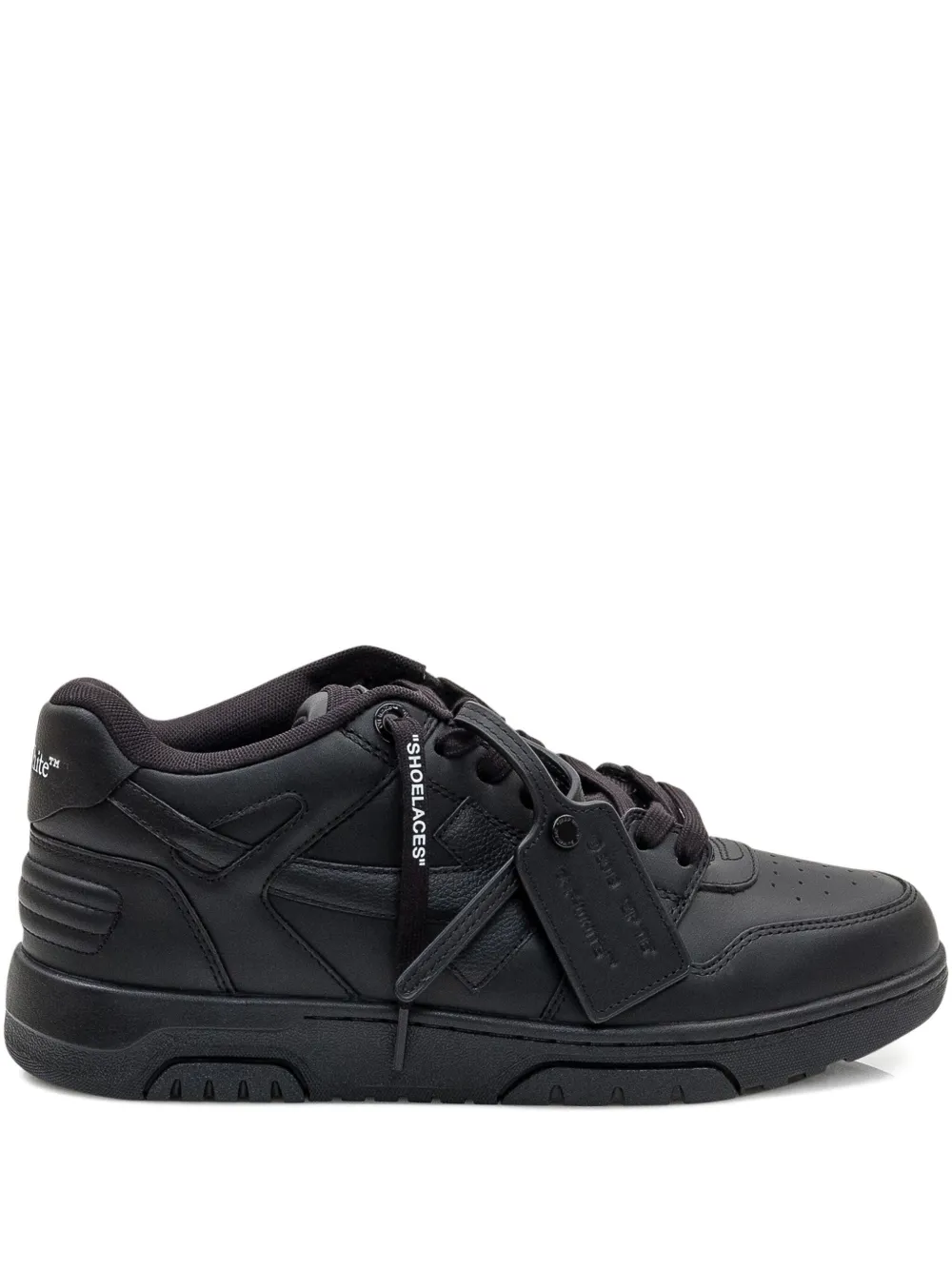 Off-White Out of office leather sneakers - ブラック Off-White Out of office leather sneakers - ブラック