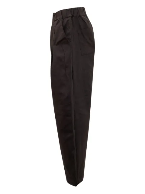 A Paper Kid pleated elasticated-waist trousers