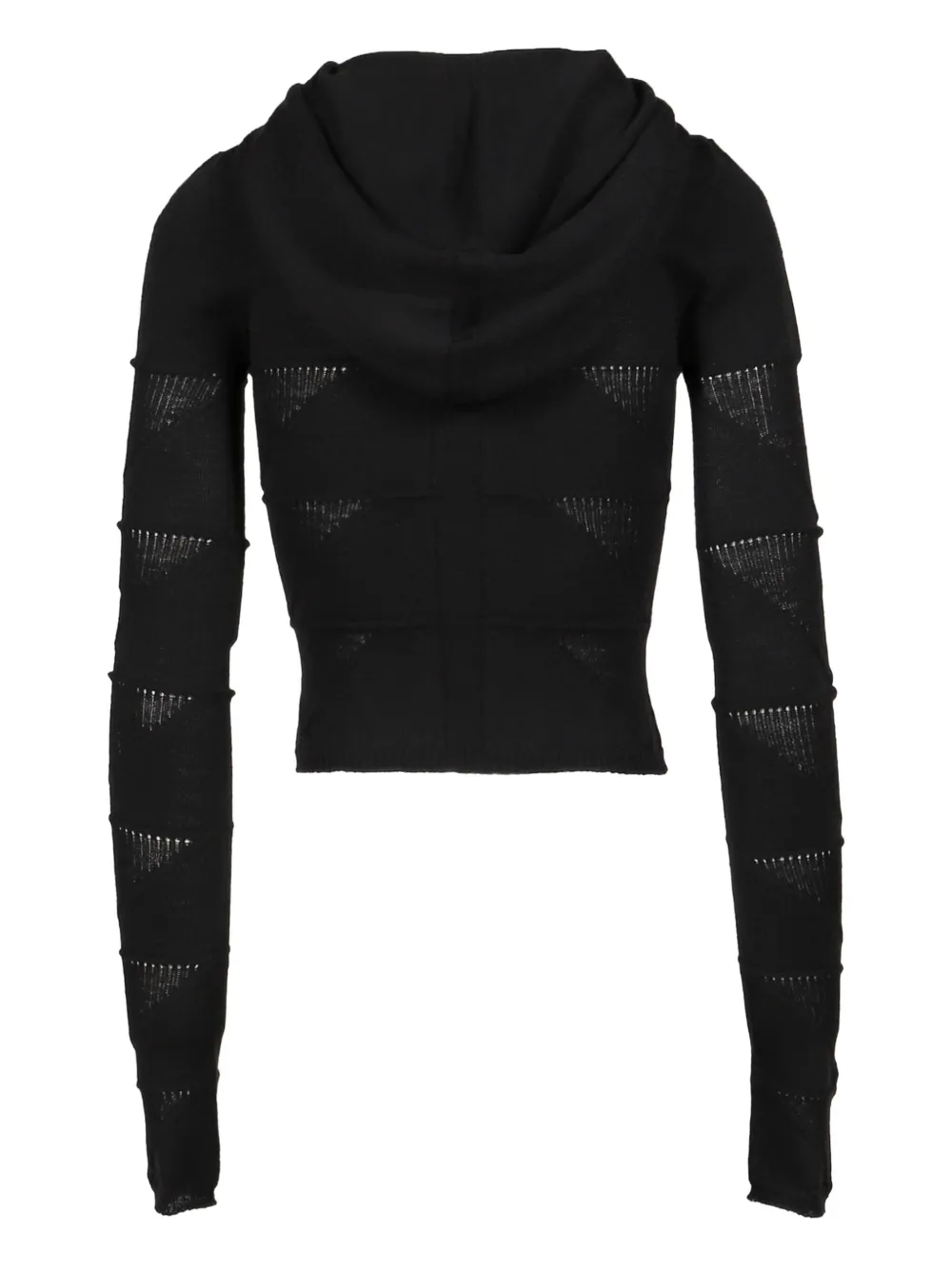 Rick Owens MAGLIA HOODED TOP - Zwart