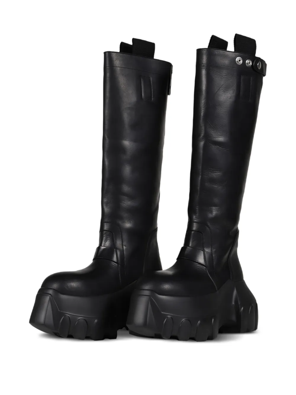 Rick Owens Leren laarzen Zwart
