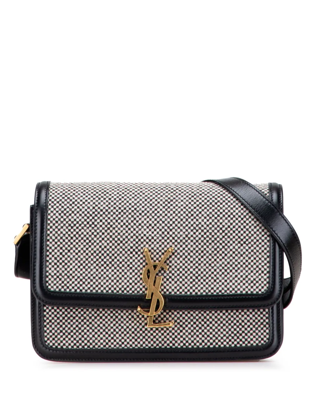 Saint Laurent Pre-Owned 2021 Medium Tweed Solferino crossbody bag - Saint Laurent Pre-Owned 2021 Medium Tweed Solferino crossbody bag -