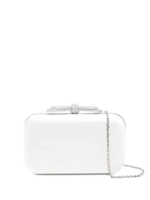 MACH & MACH crystal-embellished clutch bag