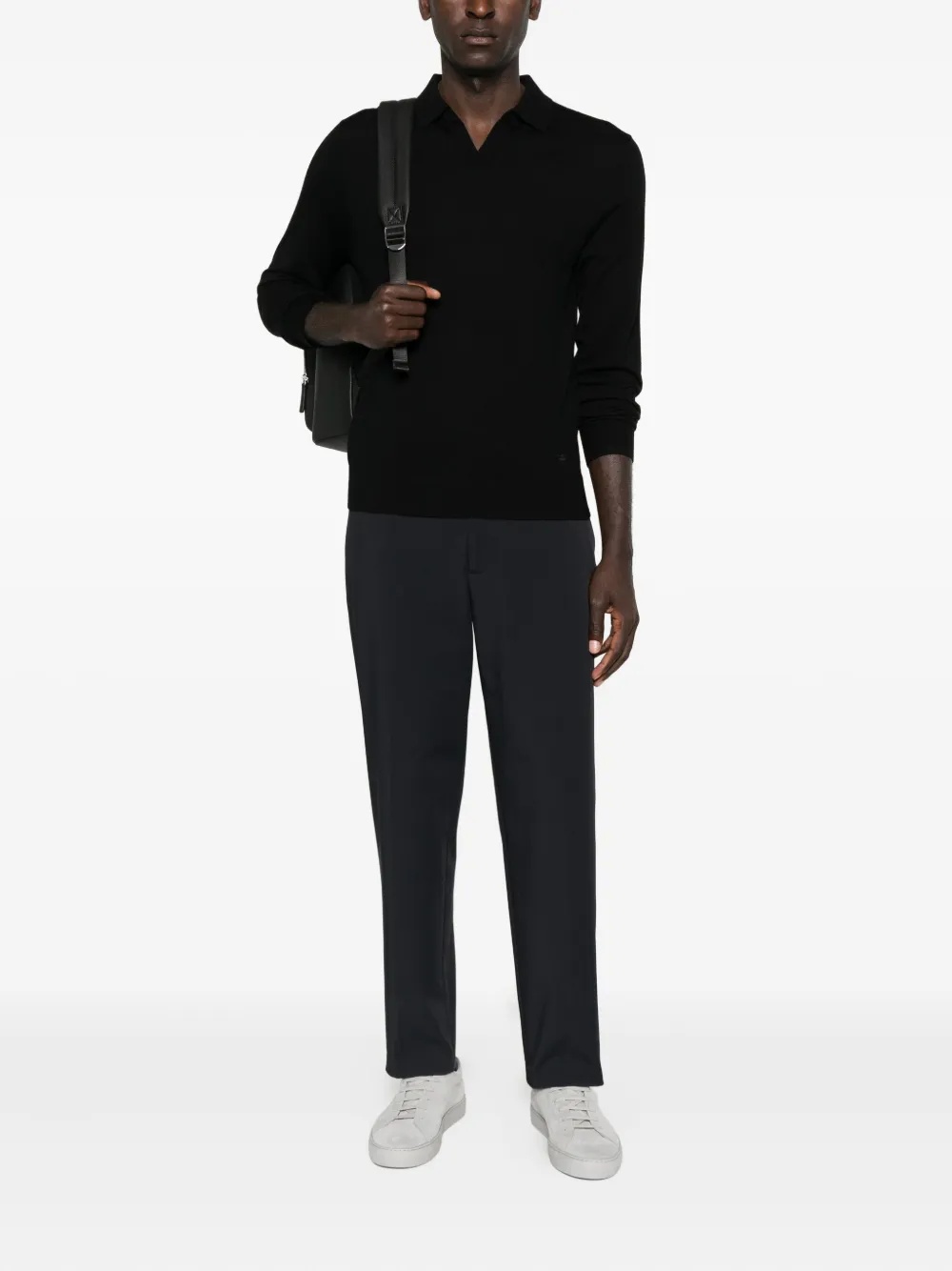 Emporio Armani Straight broek - Blauw