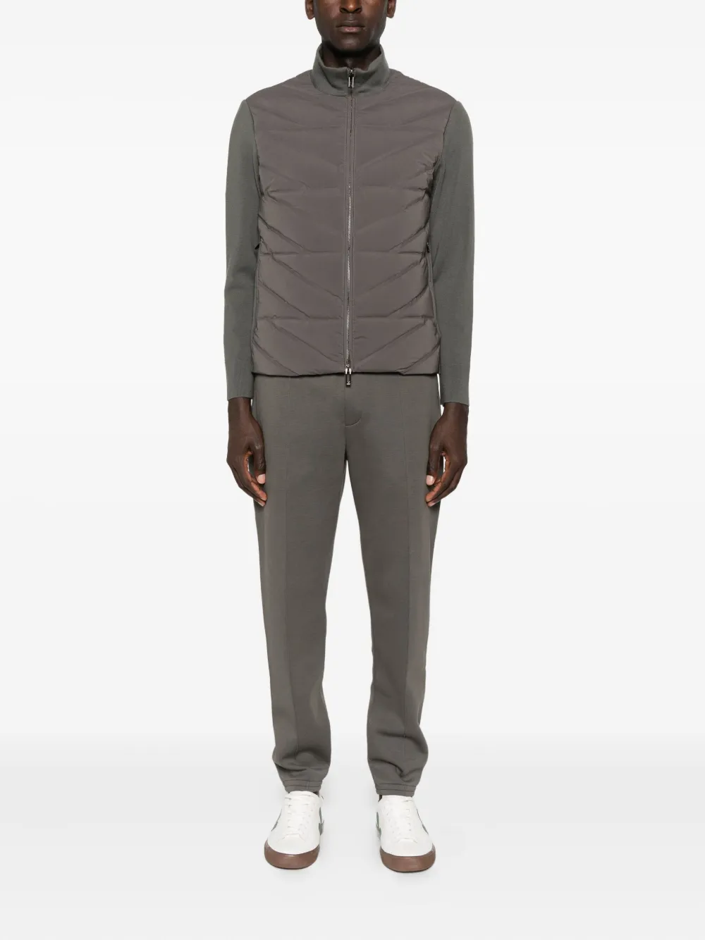 Emporio Armani quilted-panelled jacket | Down Jackets | Image 2