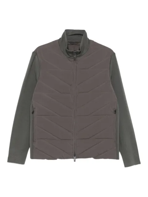 Emporio Armani quilted-panelled jacket