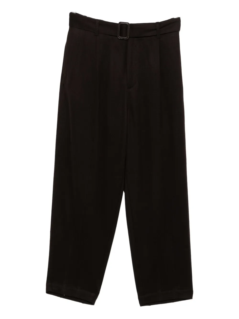 Emporio Armani belted trousers - ブラウン Emporio Armani belted trousers - ブラウン