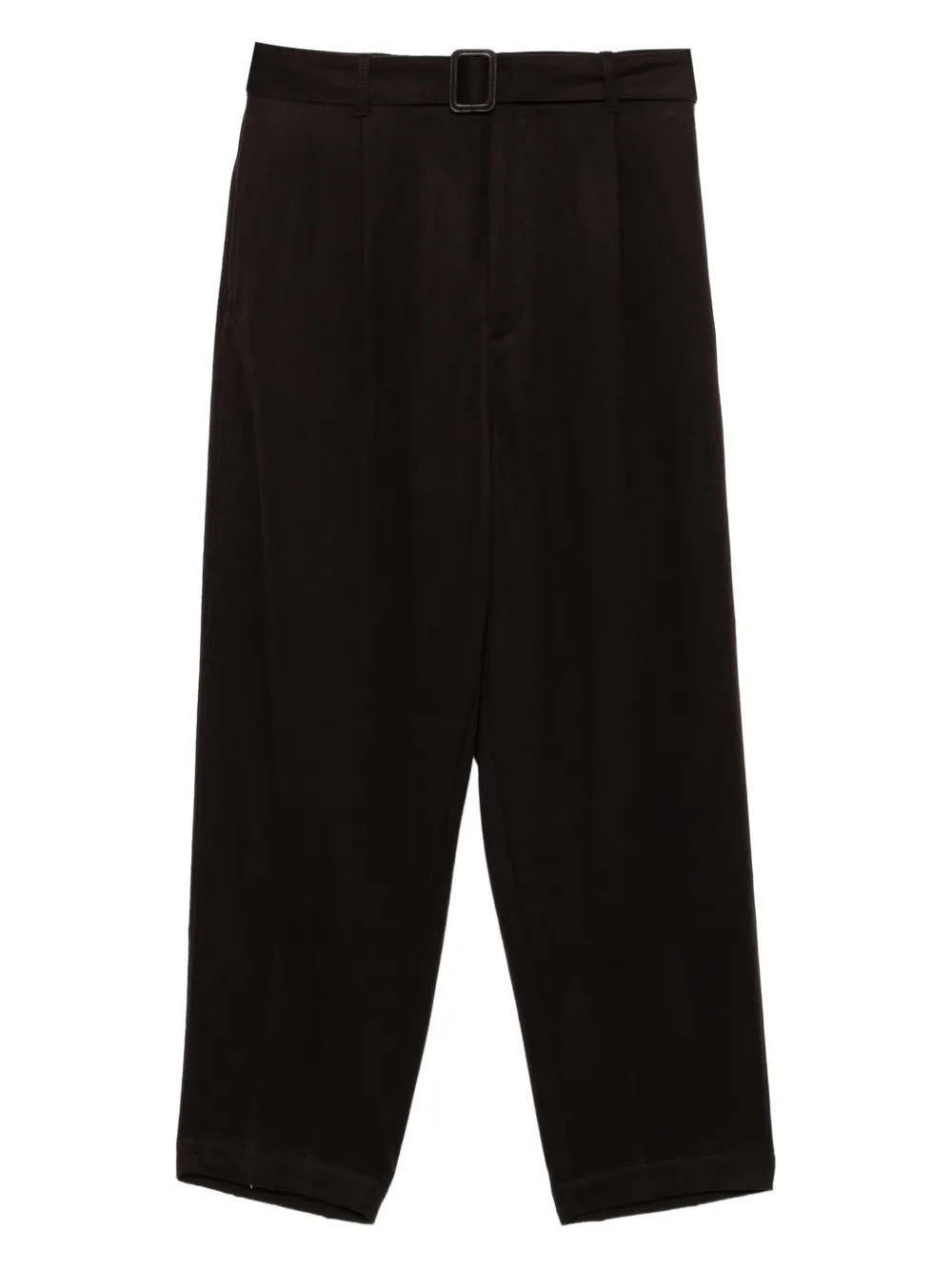 Emporio Armani belted trousers | Brown | Image 1