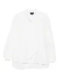 Emporio Armani neck-tie blouse - White