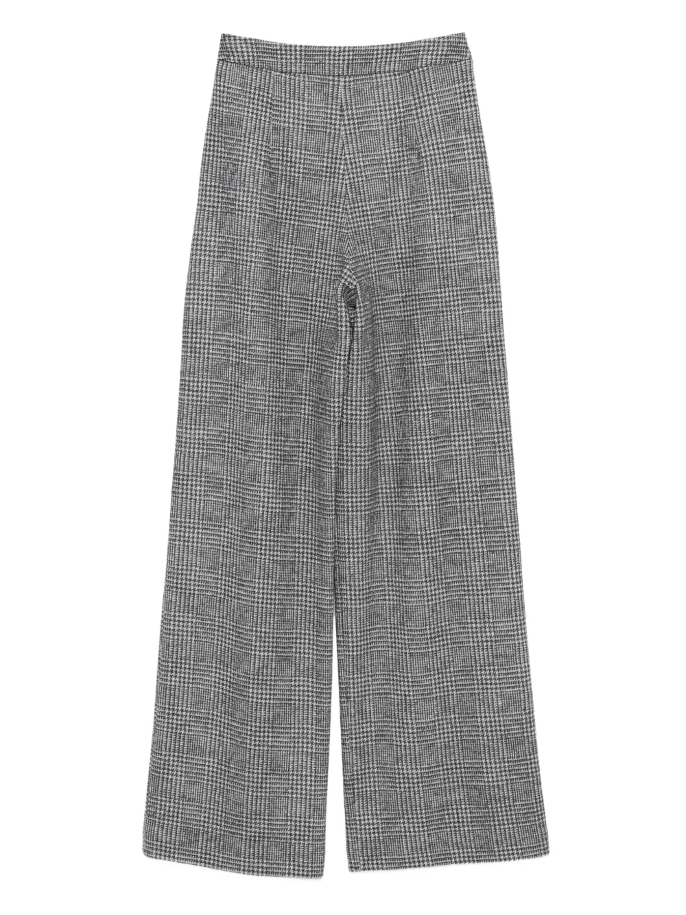 Emporio Armani Geruite plooibroek - Grijs
