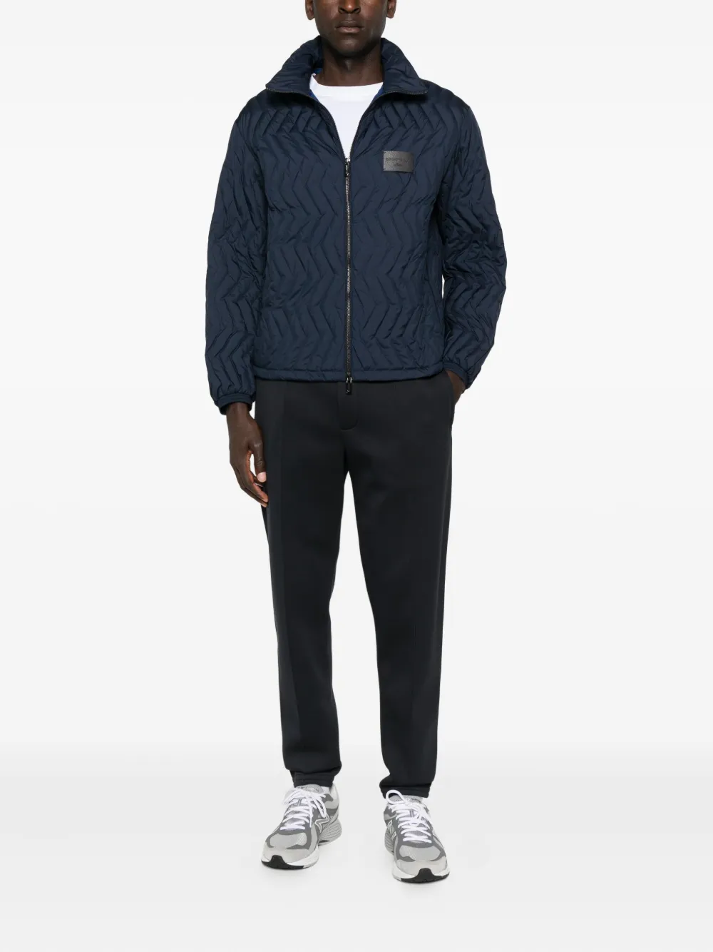 Emporio Armani quilted chevron-pattern jacket | Down Jackets | Image 2