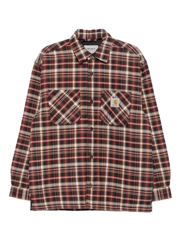 Carhartt WIP チェック シャツ | ブラウン | FARFETCH JP