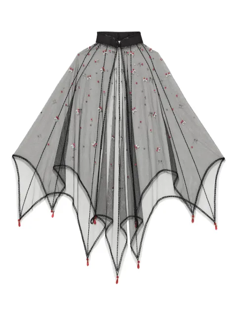 Tutu Du Monde bead-embellished cape