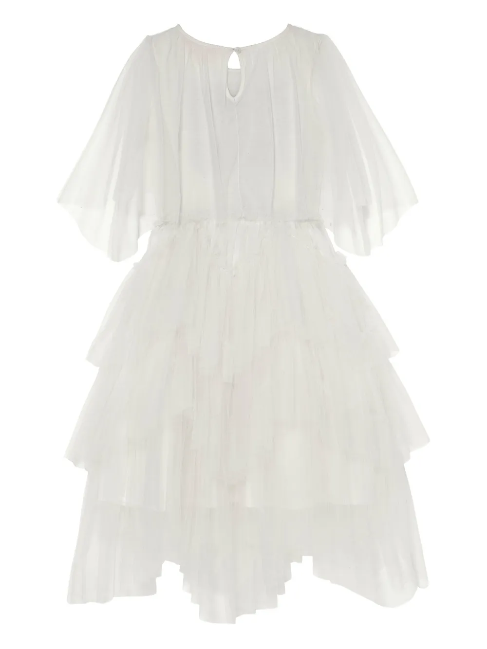 Tutu Du Monde Embellished Tiered-tulle Dress In White