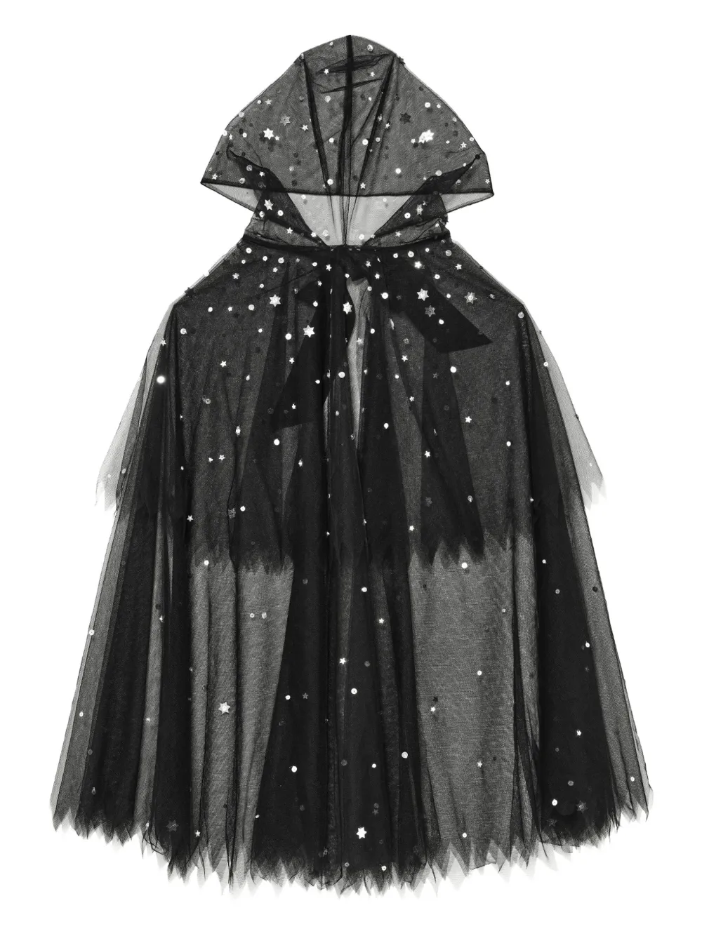 Tutu Du Monde Cape verfraaid met ster en capuchon | Capes & poncho's | Image 2