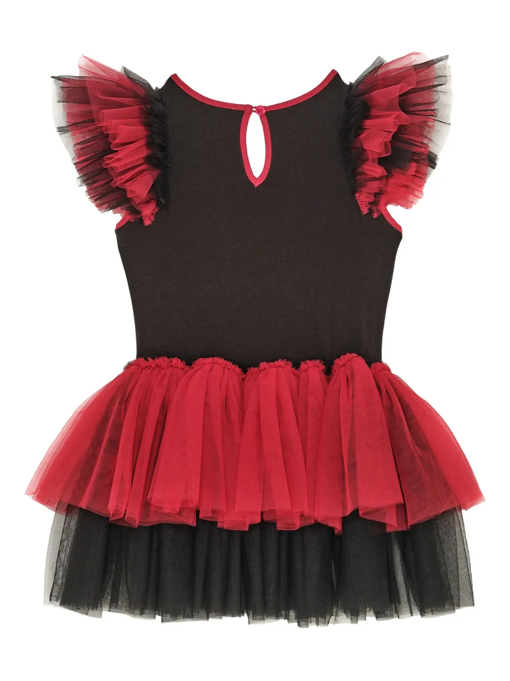 Tutu Du Monde Sequin-embellished Tulle Dress In Red