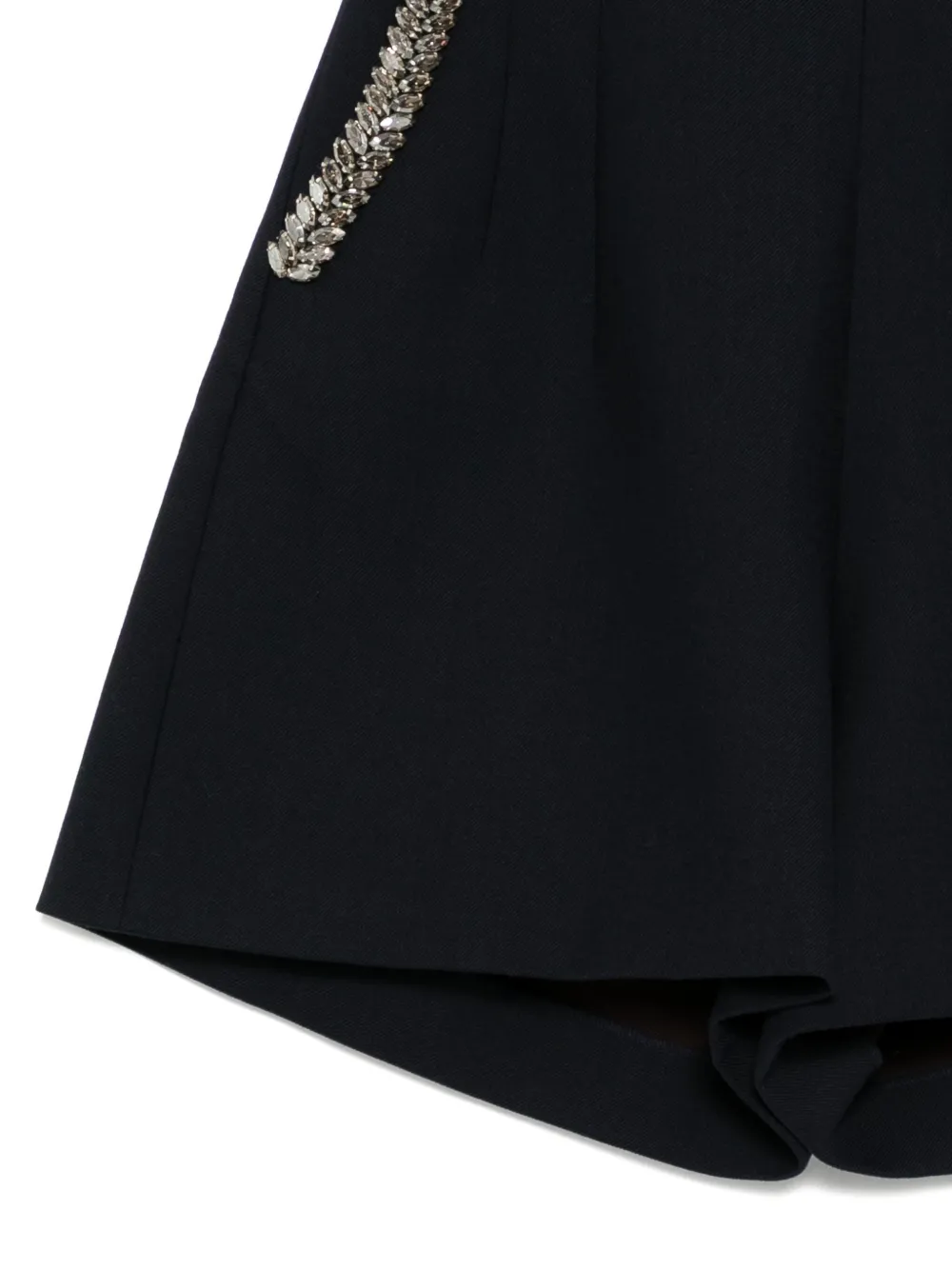 Dice Kayek Shorts verfraaid met kristallen Blauw