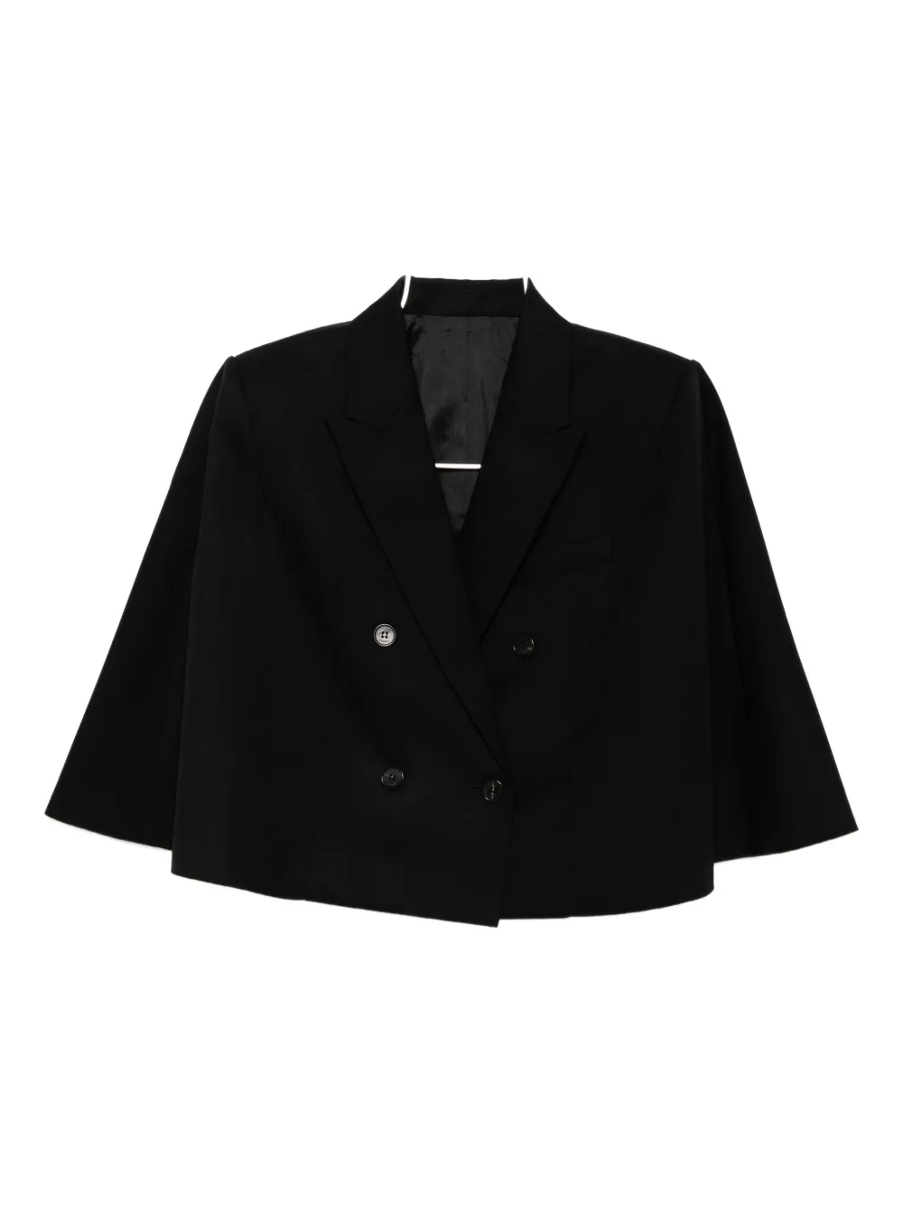 Juunj Wool Jacket In Black