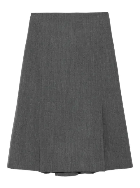 Juun.J wool pleated skirt