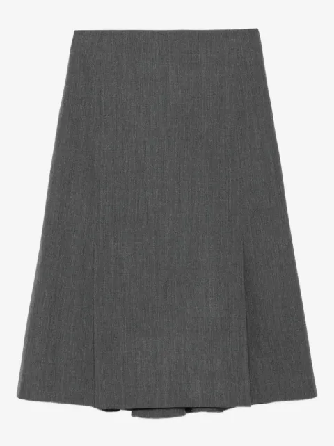 Juun.J wool pleated skirt