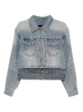 Juun.J layered denim jacket - Blue