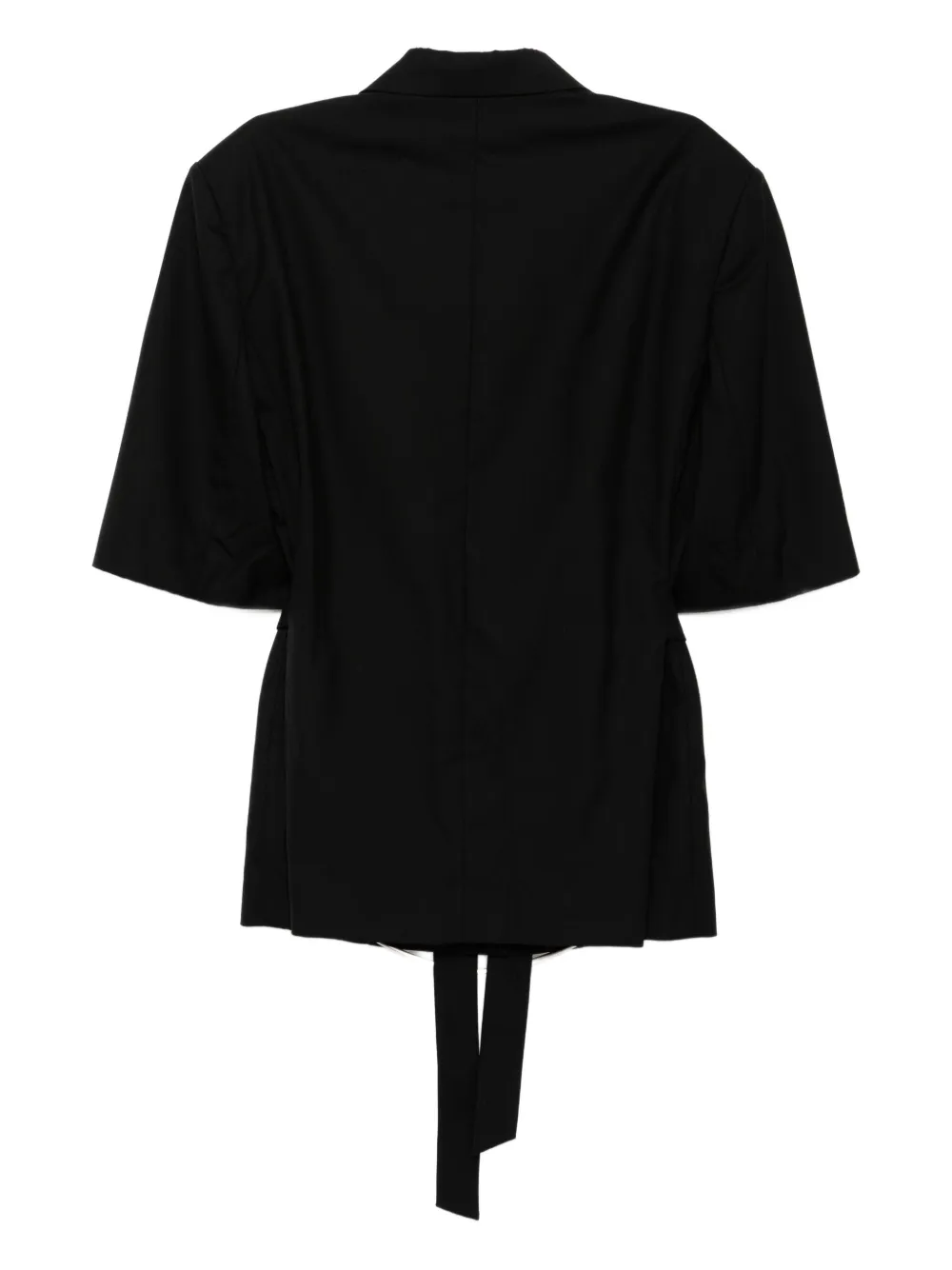 Juunj Wool Jacket In Black