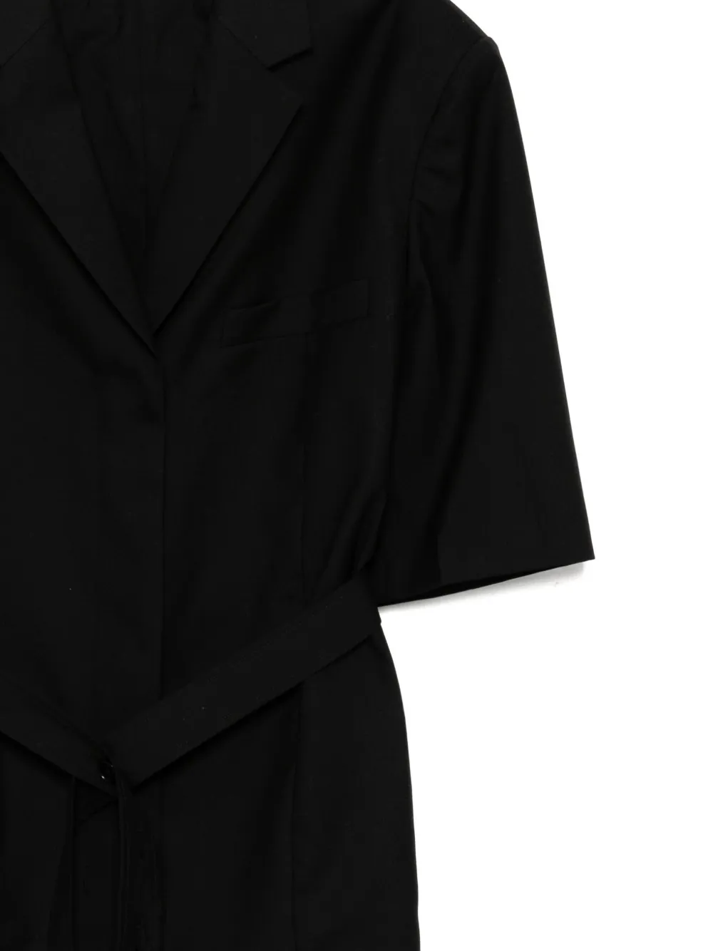 Juunj Wool Jacket In Black