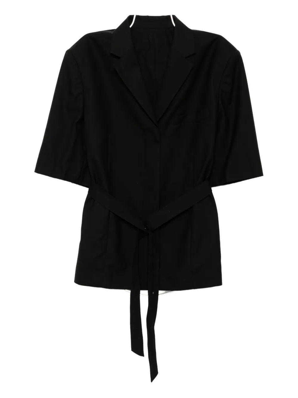 Juunj Wool Jacket In Black