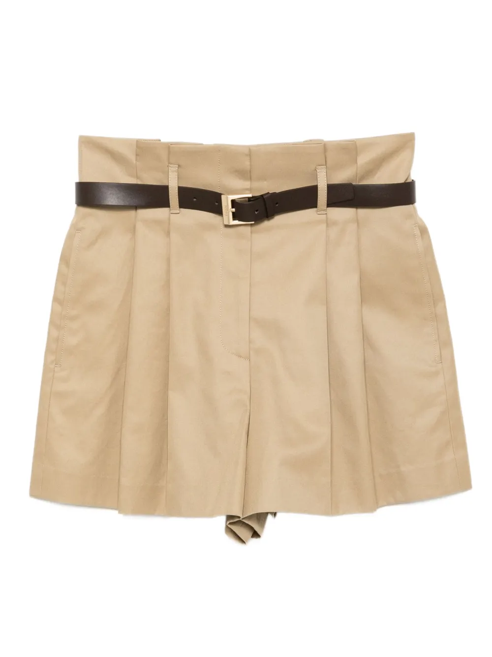 Juun.J pleated shorts - ニュートラル Juun.J pleated shorts - ニュートラル