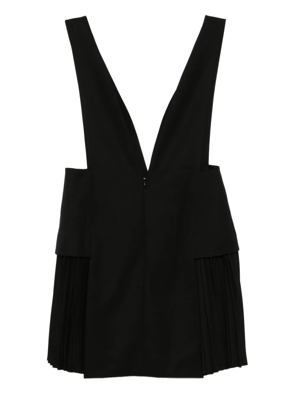 Juun.J Geplooide jurk - Zwart