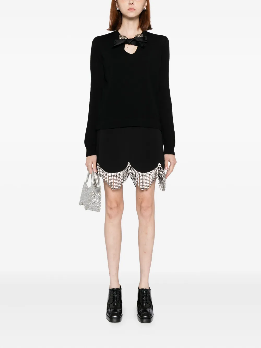 Dice Kayek wool blouse - Zwart
