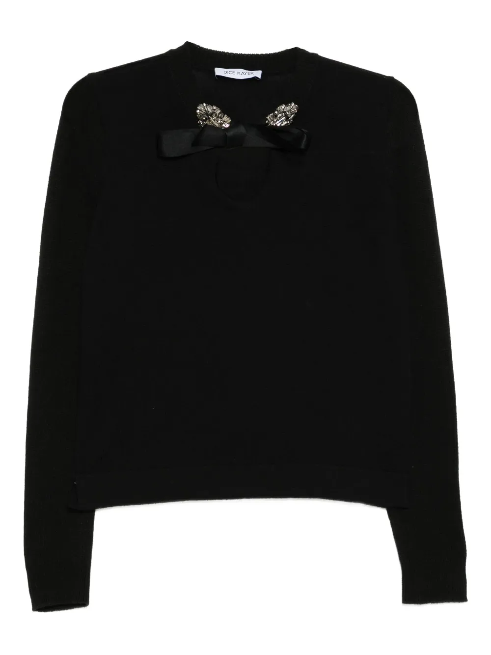 Dice Kayek wool blouse | Black | Image 1